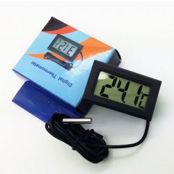 DIGITALE TEMPERATUUR METER LCD INBOUW -50C/+110C