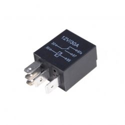 AUTORELAIS MICRO 1XOM 12VDC 80 OHM SCHAKELVERMOGEN 30A/12VDCN 4,8MM AANSLUITINGEN