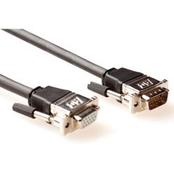 VGA KABEL 10M MALE-FEMALE PROF 15P