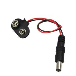 BATTERIJCLIP 9V MET 2.1X5.5MM DC-PLUG