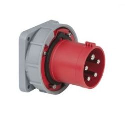 CEE CHASSIS INBOUW ROOD MALE 5 POLIG 380V/63AMP