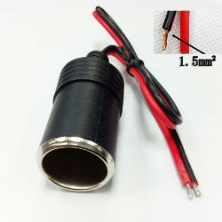 AUTOPLUG FEMALE 10A MET 25CM 2X1.5MM2