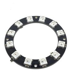 NEOPIXEL RING - 12 X WS2812 5050 RGB LED WITH INTEGRATED DRIVER