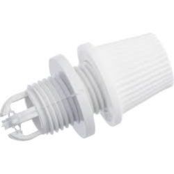 TREKONTLASTING WIT M10 BUITENDRAAD EN 7MM DOORVOER MET KLEMSYSTEEM 2 STUKS