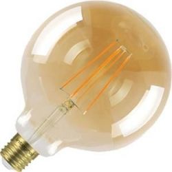 LEDLAMP GLOBE G125 5W 1800K E27 DIMBAAR