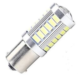 LED LAMP 12V BA15S 2.76W GEEL