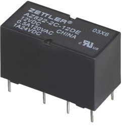 RELAIS PRINT 2XOM 12VDC 960 OHM SCHAKELVERMOGEN 2A/250VAC/220VDC