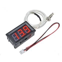 DIGITALE TEMPERATUUR METER LED ROOD INBOUW -30C/+800C