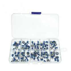 INSTELPOTMETER 100 STUKS 10 WAARDE