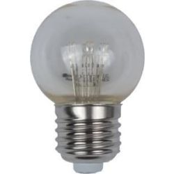 LEDLAMP KOGEL 0.7W HELDER WARMWIT 2000K E27