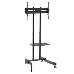 MONITOR STANDAARD 37''-70'' 40KG MET WIELEN