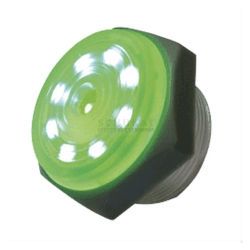 PIEZO 12VDC/18MA/3.5KHZ/95DB MET 8 X LED GROEN SNELLE TOON5 STUKS