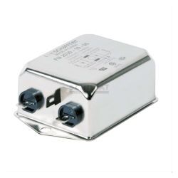 EMI NETFILTER 1 FASE 1 TRAPS 250V 1A  MET 6,3MM FASTON AANSLUITING