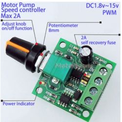 MOTOR REGELAAR PWM 1.8-15V 2A