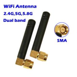 WLAN WIFI ANTENNE 2.4/5.8GHZ 3DBI SMA MALE