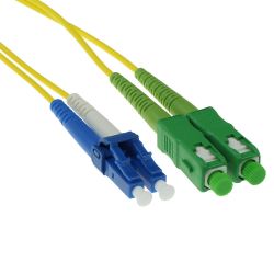 PATCHKABEL OPTISCH SC/APC8-LC/PC 1.5M SINGLEMODE 9/125UM OS2DUPLEX