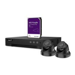 BEWAKINGS SYSTEEM POE RECORDER 2 X 2.0MP CAMERA'S 1 X HD 1TBVOEDING EN KABELS