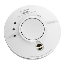 ROOKMELDER OPTISCH 230V + LITHIUM 10 JAAR KOPPELBAAR BEDRAADEN DRAADLOOS DOOR OPTIONELE RF MODULE (WISAFE2)