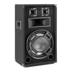 BLACK PA SPEAKER 12'' LED 600W