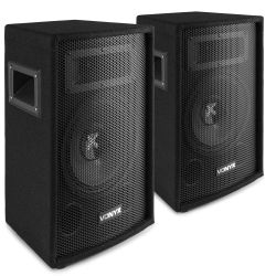 DJ/PA CABINET SPEAKER 6'' 250W SET VAN 2 STUKS