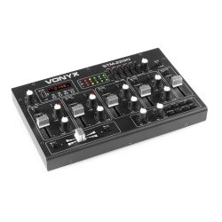 8-KANAALS MIXER GELUIDSEFFECTEN SD/USB/MP3/BLUETOOTH