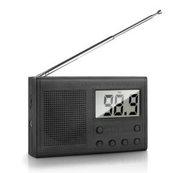 FM RADIO MET DISPLAY EN BEHUIZING