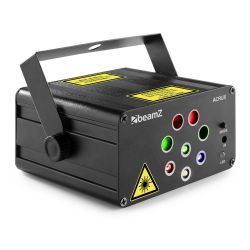 ACRUX QUATRO R/G PARTY LASER SYSTEM WITH RGBW LEDS