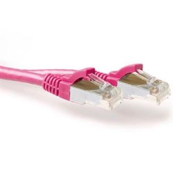 PATCHKABEL S/FTP CAT6A 2.0M ROSE