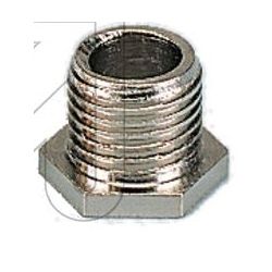 TROMPET-NIPPEL NIKKEL M10X8MM MET ZESKANT KRAAG 2 STUKS