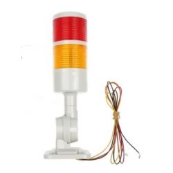 STACK LED LAMP 12VDC 2V 60MMX225MM ROOD/GEEL MET SIRENE