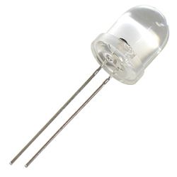 LED 10MM GLASHELDER WIT 37000MCD 3.1V 30MA 30GRD