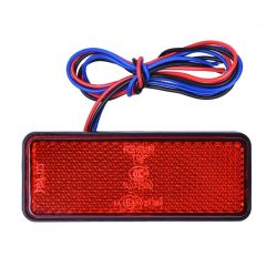 SIGNAAL LAMP LED OPBOUW 12VDC ROOD 89X35X9.5MM 1.5W 300LM 2LICHTSTERKTES