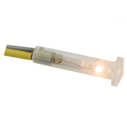 LAMP 220V VIERKANT 7X7X27MM TRANSPARANT