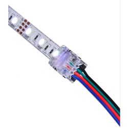 AANSLUITCONNECTOR VOOR 10MM 4P IP65 LEDSTRIP