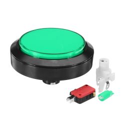 MOMENT 1 X MAAK 100MM GROEN FLAT TOP (ARCADE SWITCH)