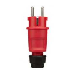 STEKKER 16A ROOD RA PVC