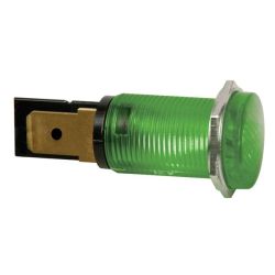 LAMP 12V ROND 14X23MM GROEN