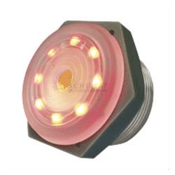 PIEZO 12VDC/18MA/3.5KHZ/95DB MET 8 X LED ROOD SNELLE TOON5 STUKS