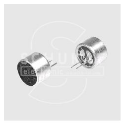 MICROFOON ELEMENT ELECTRET 9,7X6,7MM -62DB PC 25 STUKS