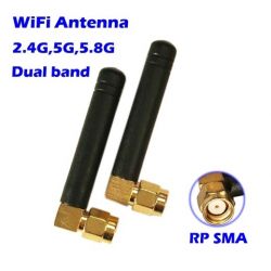 WLAN WIFI ANTENNE 2.4/5.8GHZ 3DBI RP-SMA MALE