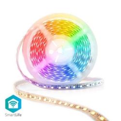 SMART LEDSTRIP 5M 15W 450LM RGB/CW/WW INCL. VOEDING EN CONTROLLE