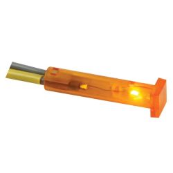 LAMP 12V VIERKANT 7X7X27MM AMBER