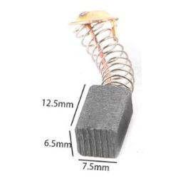 KOOLBORSTEL 6.5X7.5X12.5MM PER SET (K-F-T)