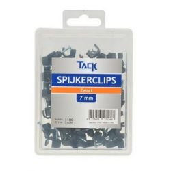 KABELCLIPS ROND 3MM ZWART 100 STUKS