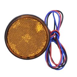 SIGNAAL LAMP LED OPBOUW 12VDC GEEL/ORANJE 50MM 1.5W 300LM 2LICHTSTERKTES