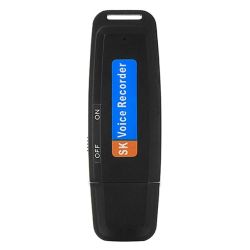 USB VOICE RECORDER 2GB (70 MIN) MODEL USBSTICK ZWART