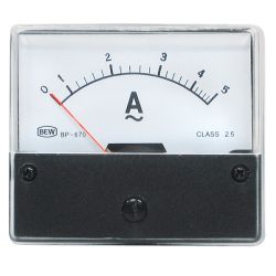 PANEELMETER 70X60MM 5A AC