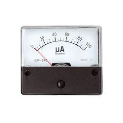 PANEELMETER 70X60MM 100UA DC