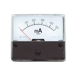 PANEELMETER 70X60MM 500MA DC