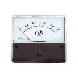 PANEELMETER 70X60MM 1MA DC